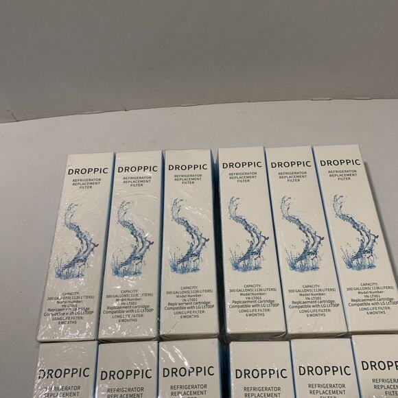 Droppic Refrigerator Replacement Filter Lot Of 4(12) Compatible LG Lt700P New - Picture 5 of 8